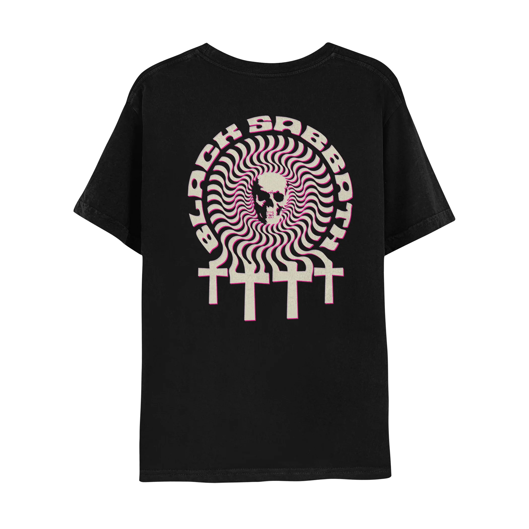 Black Sabbath - Master Of Reality Trippy Skull T-Shirt