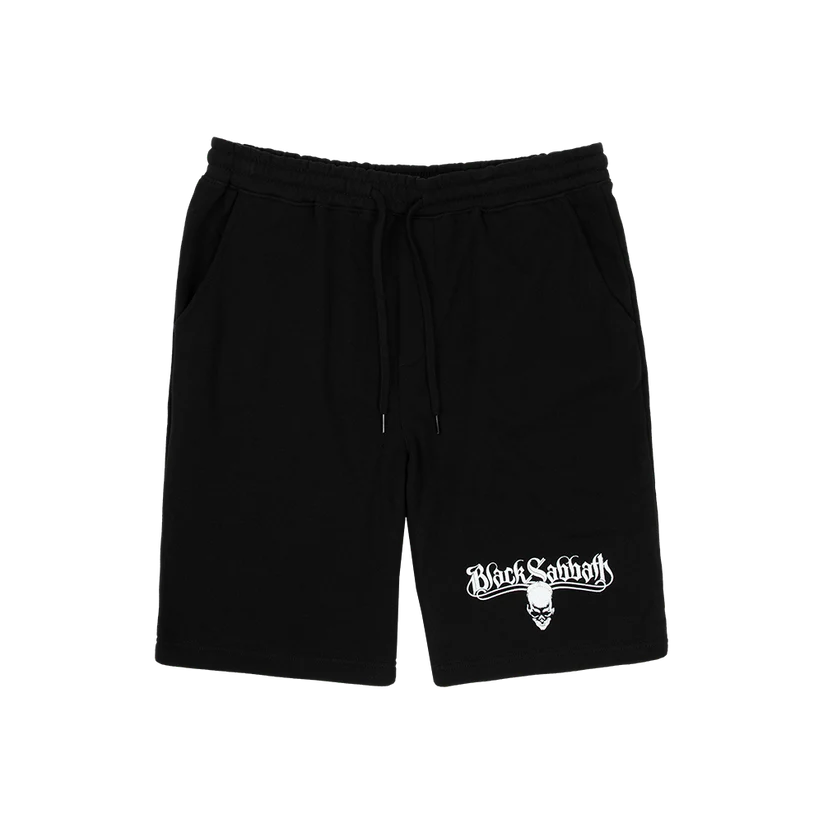 Logo Skull Shorts - Black Sabbath Official UK Store