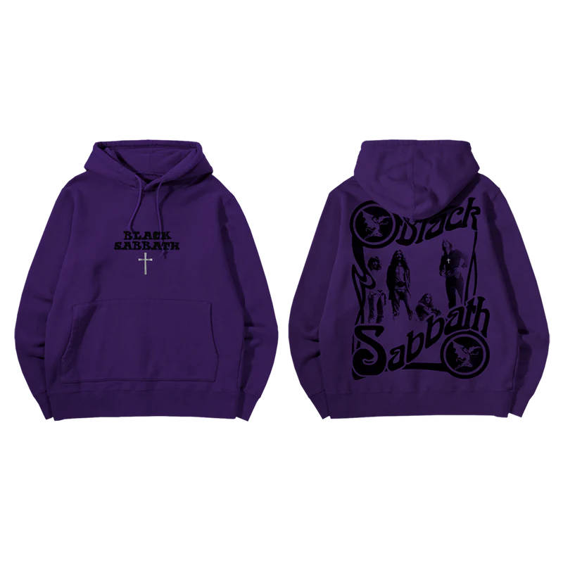 Black Sabbath - Paranoid Purple Hoodie