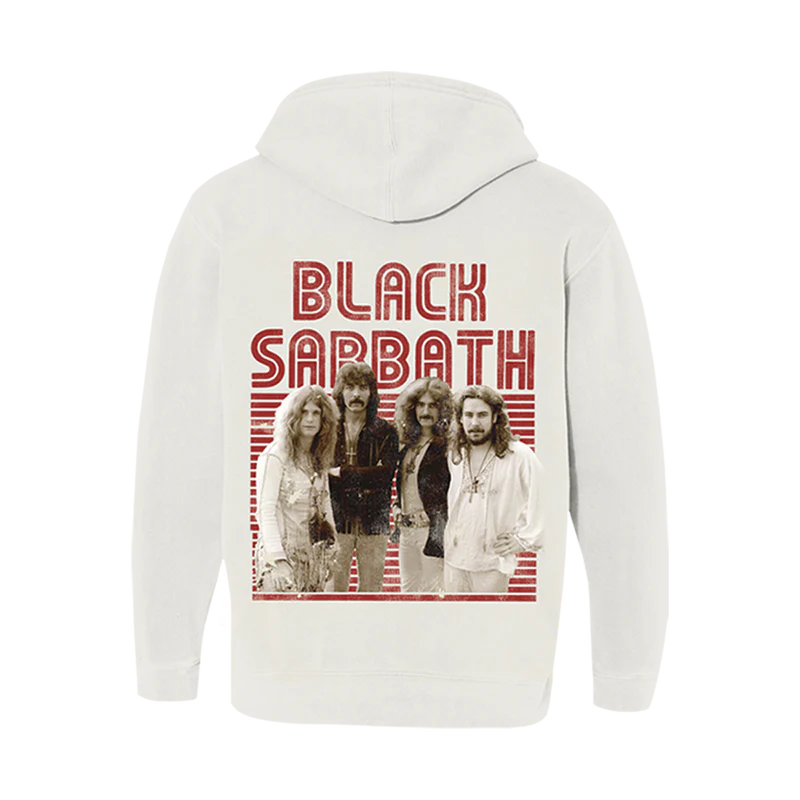 Black Sabbath - Black Sabbath Red Stripe Graphic Hoodie