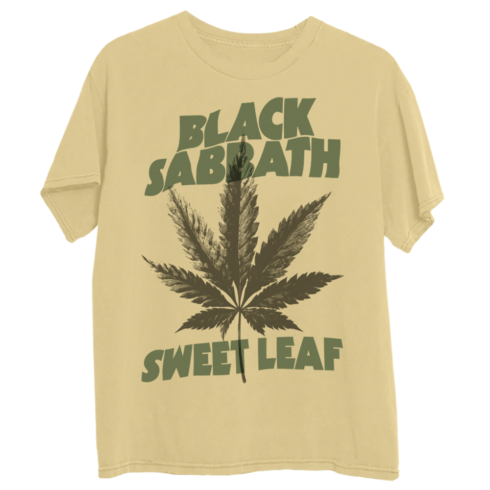 Black Sabbath - Sweet Leaf Cannabis T-Shirt