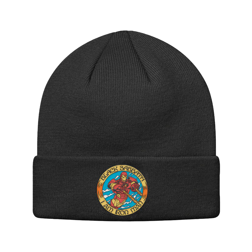 Black Sabbath - Marvel’s Iron Man by Black Sabbath, I Am Iron Man Black Beanie