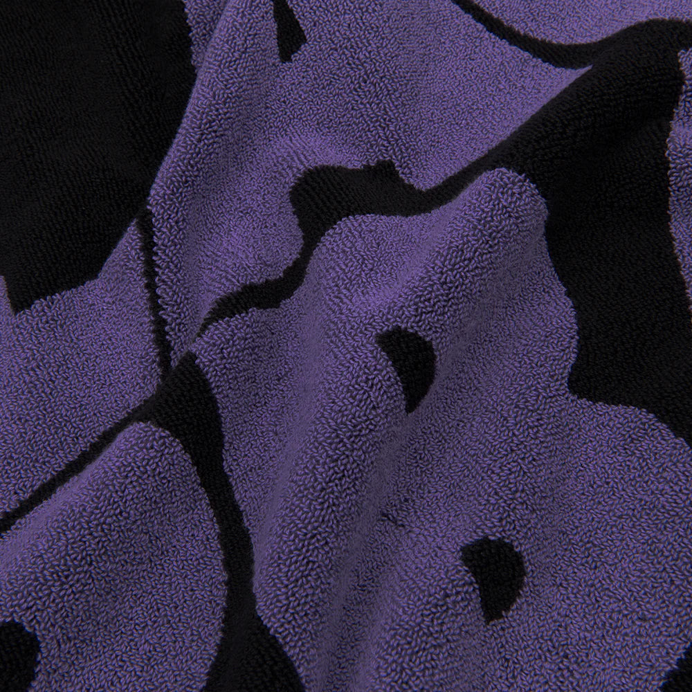 Purple Logo Beach Towel