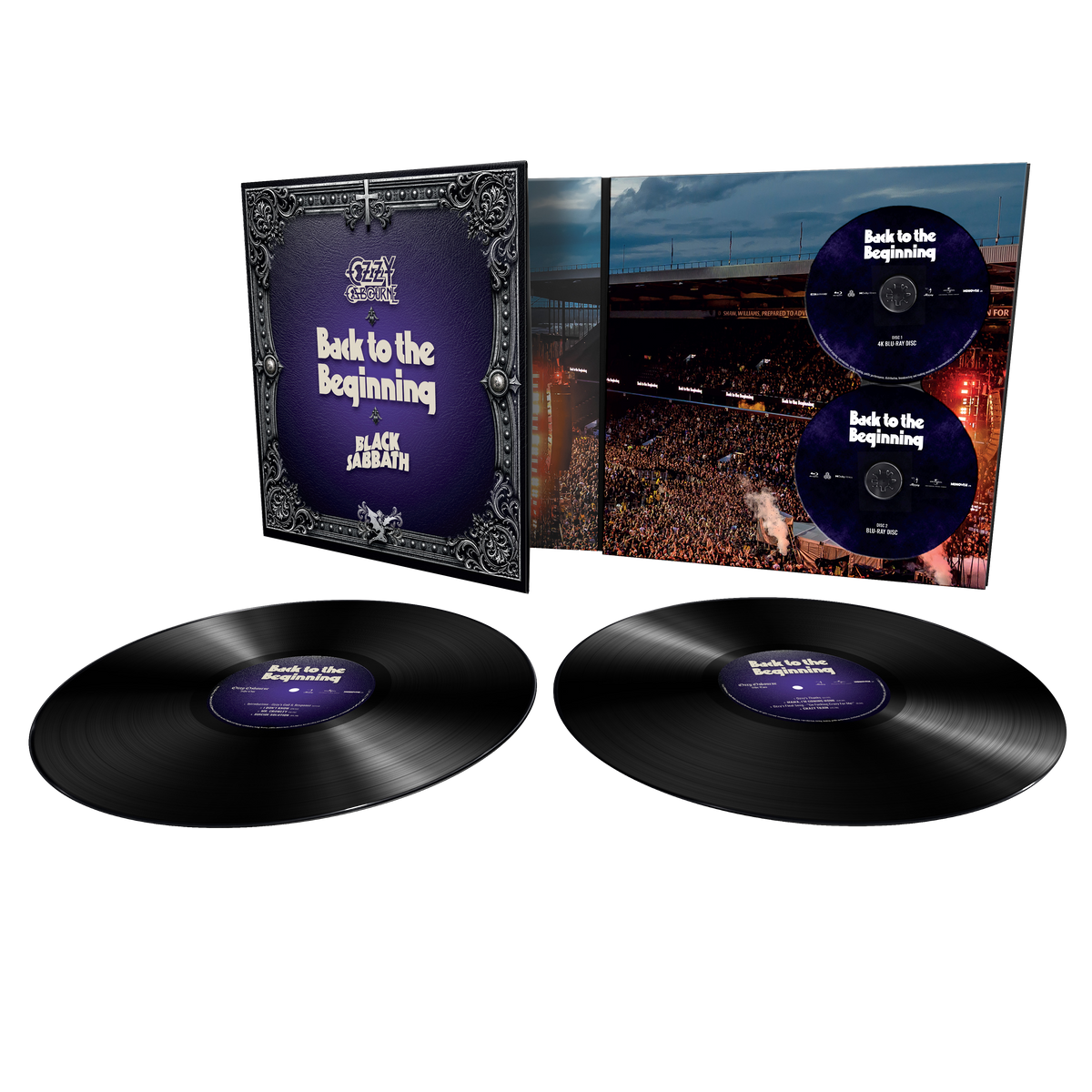Black Sabbath - Back To The Beginning: Black Vinyl 2LP + CD + Blu-Ray