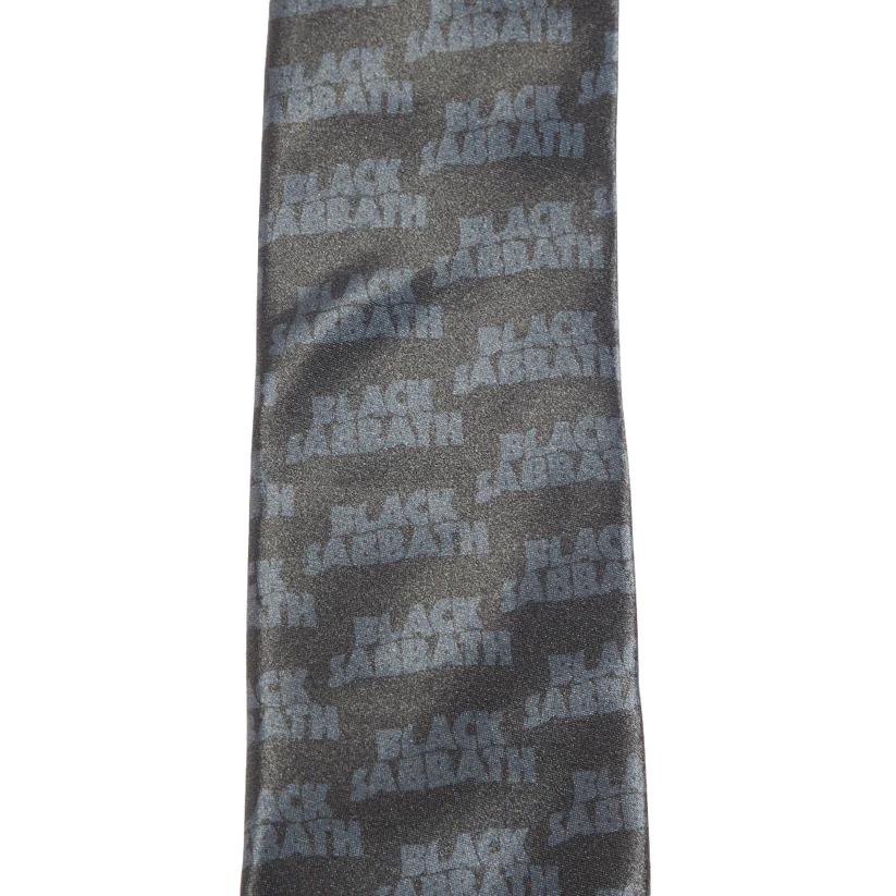 Black Sabbath - Black Tonal Logo Tie