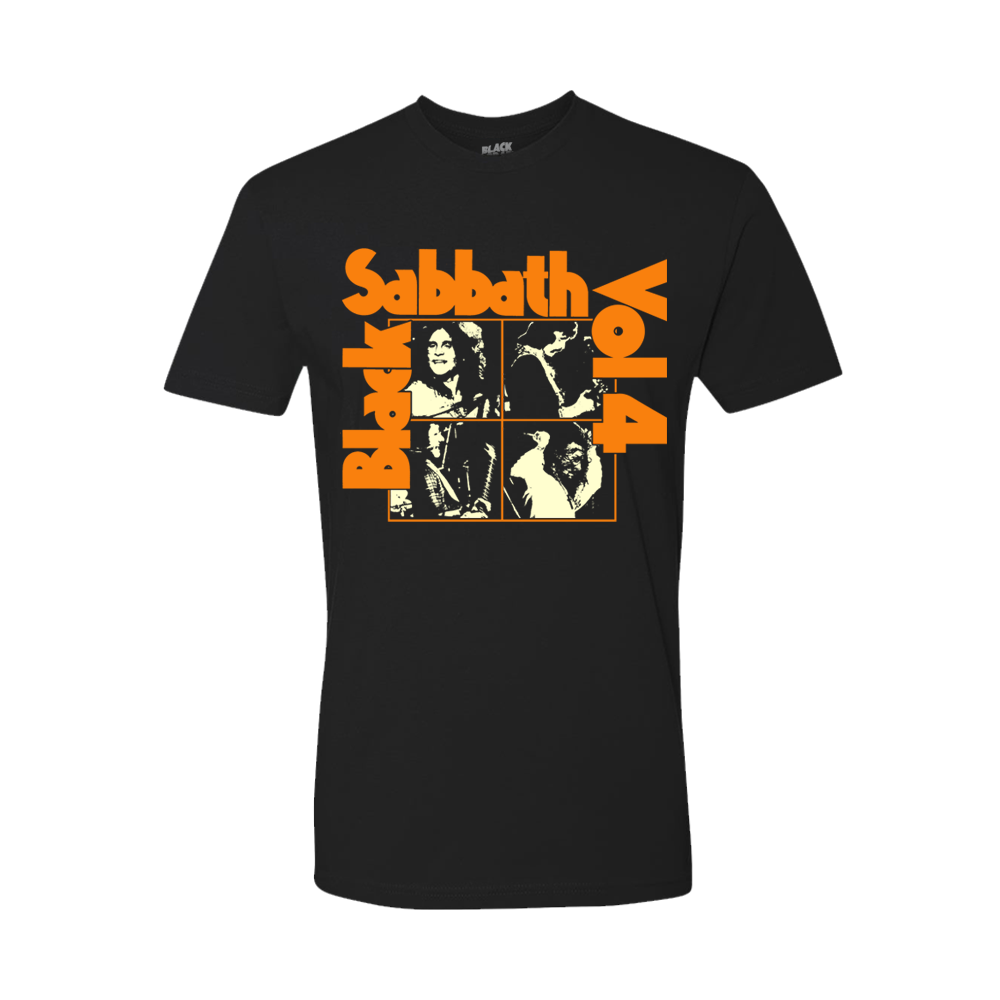 Black Sabbath Vol 4 Black T-Shirt