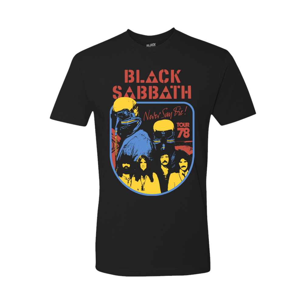 Never Say Die 40th Black T-Shirt