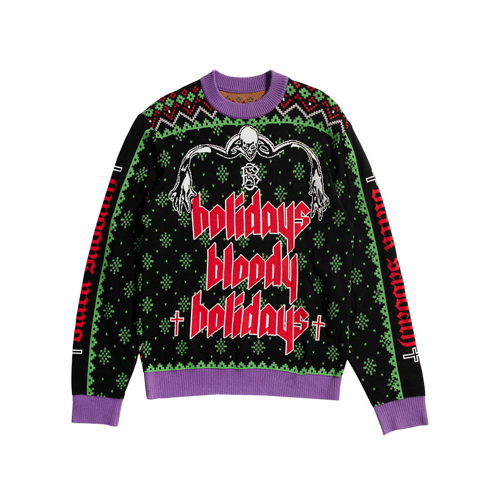 Holidays Bloody Holiday Knit Sweater