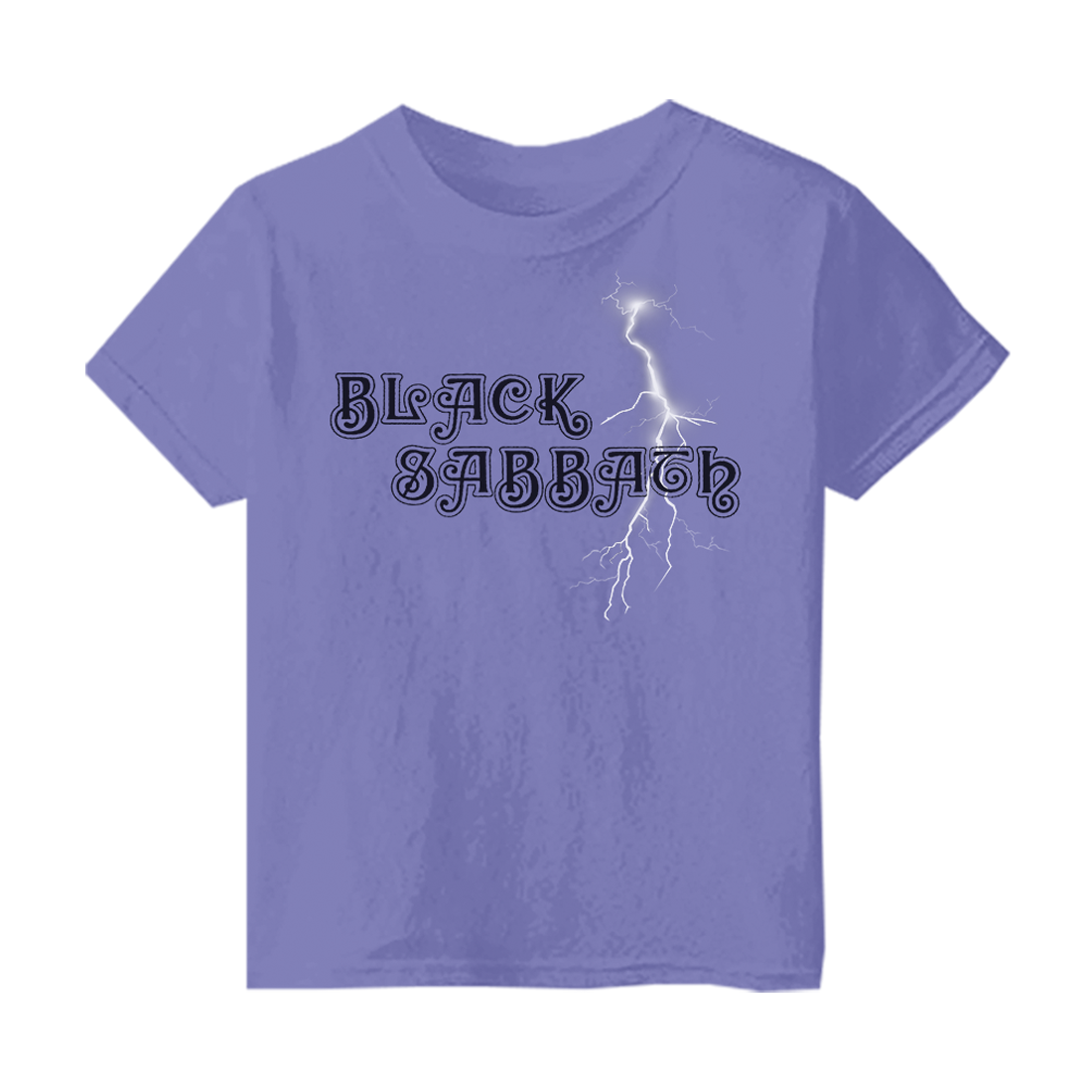 Lightning Bolt Purple Kids T-Shirt